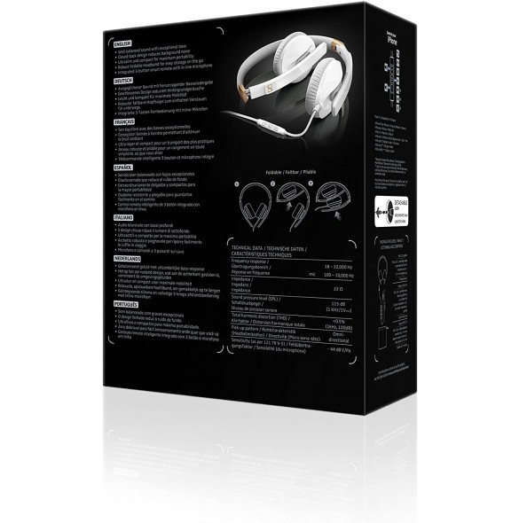 Sennheiser HD 2.30i On-Ear Back Headphones for iOS - Vit