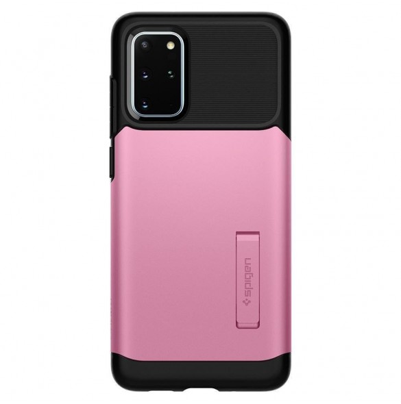 Rostig rosa och väldigt snygg täcka till Samsung Galaxy S20 Plus.
