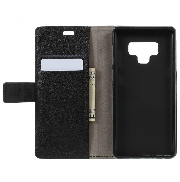 JollyFX Plånboksläderfodral till Samsung Galaxy Note9 / Galaxy Note 9  - Svart