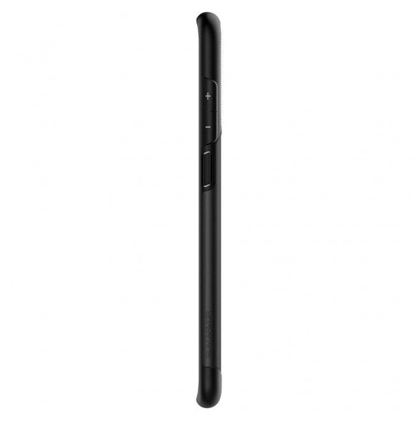 Svart och väldigt elegant lock till Samsung Galaxy S20 Plus.