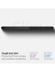 Metal skiffer och mycket elegant skydd för Samsung Galaxy A51.