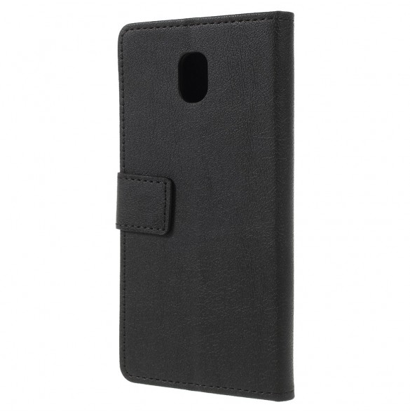 JollyFX Plånboksläderfodral till Samsung Galaxy J7 (2018) - Svart