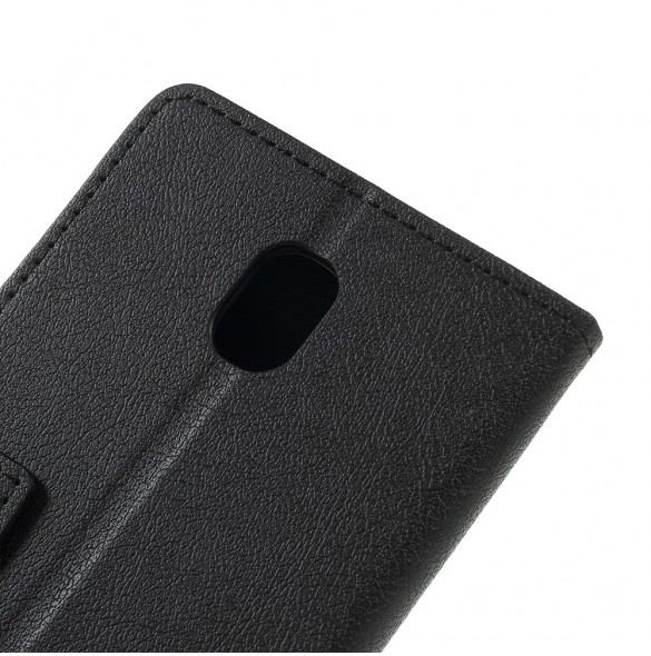 JollyFX Plånboksläderfodral till Samsung Galaxy J7 (2018) - Svart