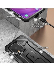 Svart och väldigt elegant lock till Samsung Galaxy S20 Ultra.