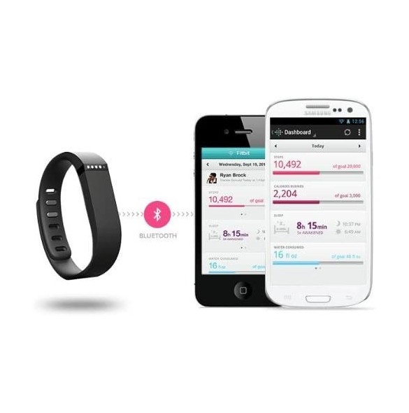 Fitbit Flex Wireless Activity Tracker and Sleep Wristband - Blå