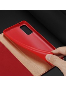 Rött och väldigt elegant lock till Samsung Galaxy S20.