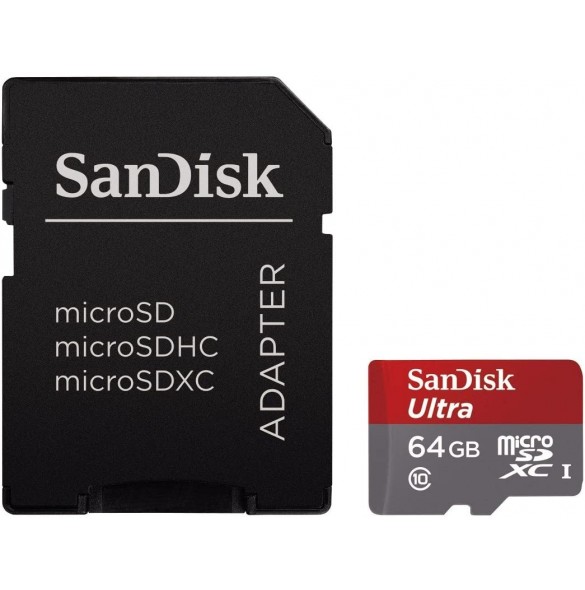 SanDisk Ultra microSDXC Class 10 UHS-I  - 64GB
