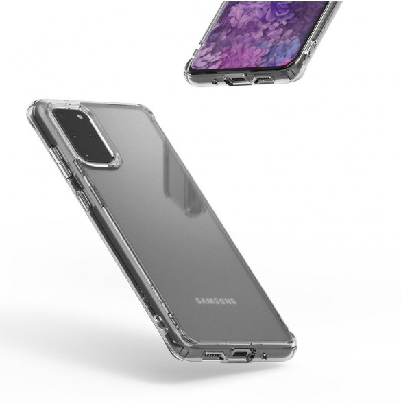 Genomskinlig och väldigt snygg täcka till Samsung Galaxy S20 Plus.