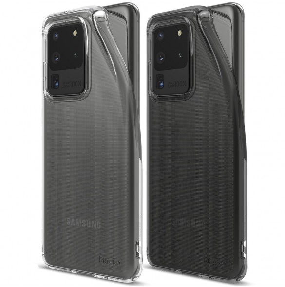 Svart och väldigt elegant lock till Samsung Galaxy S20 Ultra.
