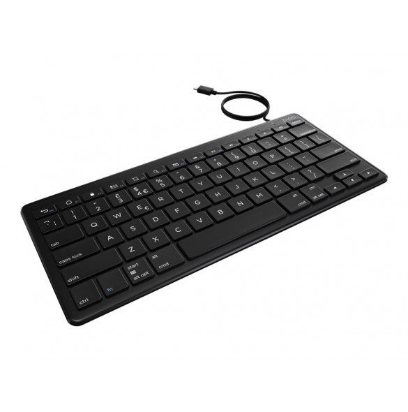 Zagg Universal Keyboard USB-C Wired Nordic - Svart