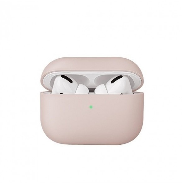 Detta fodral designat för laddningsfodralet med trådlös laddning av de originella AirPods Pro-hörlurarna från UNIQ