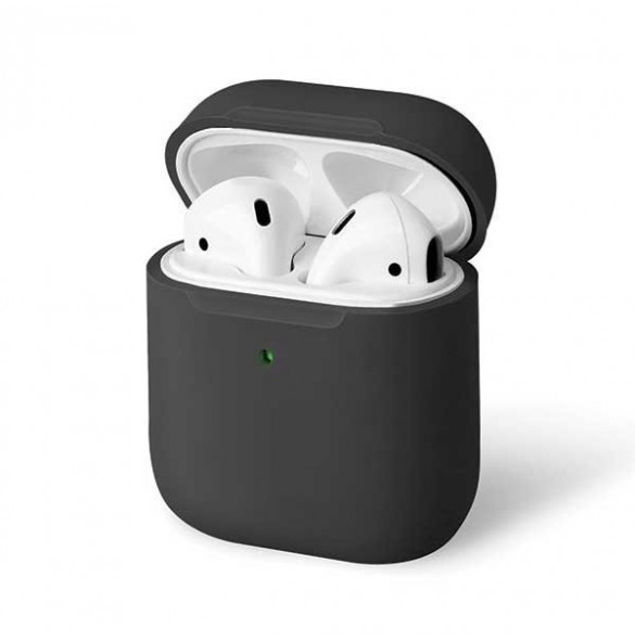 Detta fodral designat för laddningsfodralet med trådlös laddning av de ursprungliga AirPods-hörlurarna från UNIQ