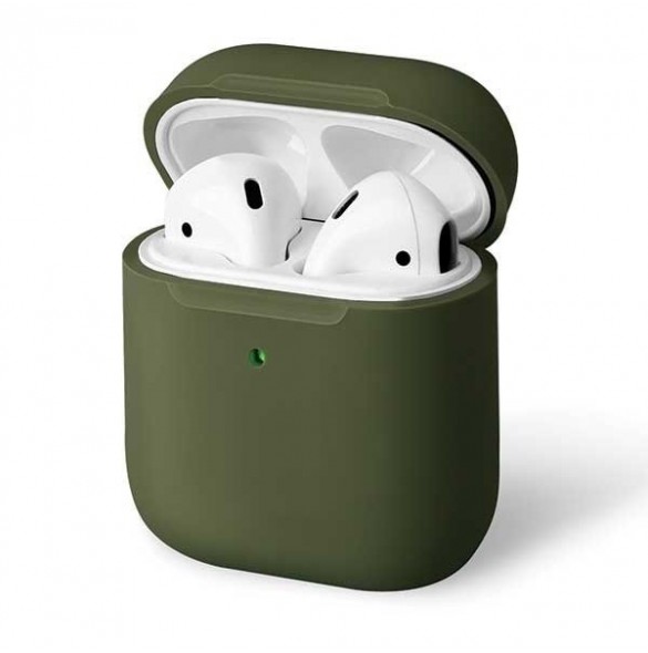 Detta fodral designat för laddningsfodralet med trådlös laddning av de ursprungliga AirPods-hörlurarna från UNIQ