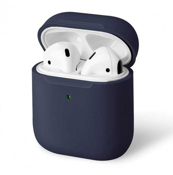 Detta fodral designat för laddningsfodralet med trådlös laddning av de ursprungliga AirPods-hörlurarna från UNIQ