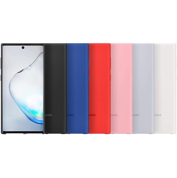 Samsung EF-PN970TWEGWW Silikon Cover Flexibel Gel Fodral till  Galaxy Note10 - Vit