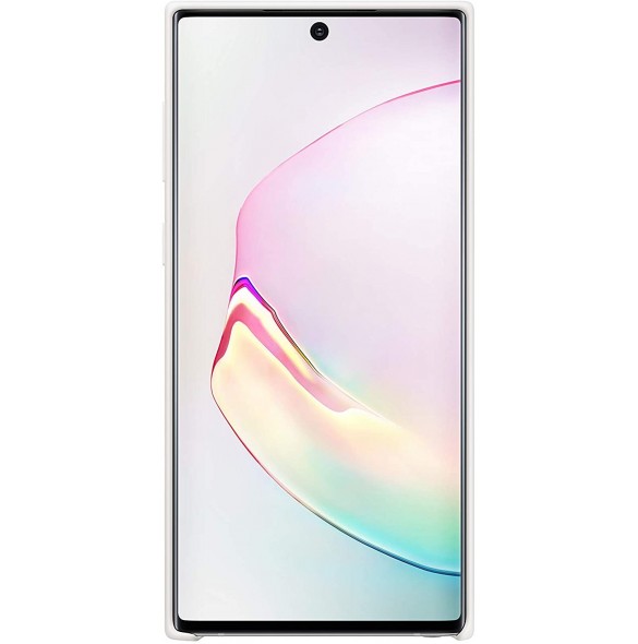 Samsung EF-PN970TWEGWW Silikon Cover Flexibel Gel Fodral till  Galaxy Note10 - Vit