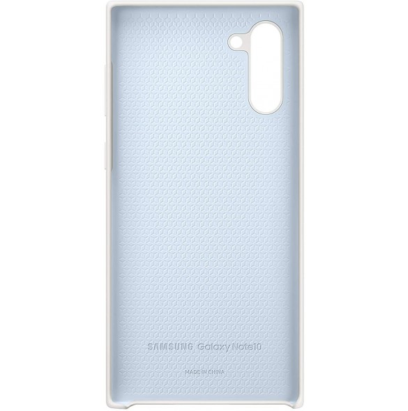 Samsung EF-PN970TWEGWW Silikon Cover Flexibel Gel Fodral till  Galaxy Note10 - Vit