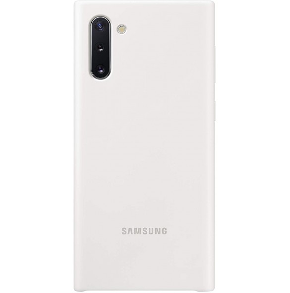 Samsung EF-PN970TWEGWW Silikon Cover Flexibel Gel Fodral till  Galaxy Note10 - Vit