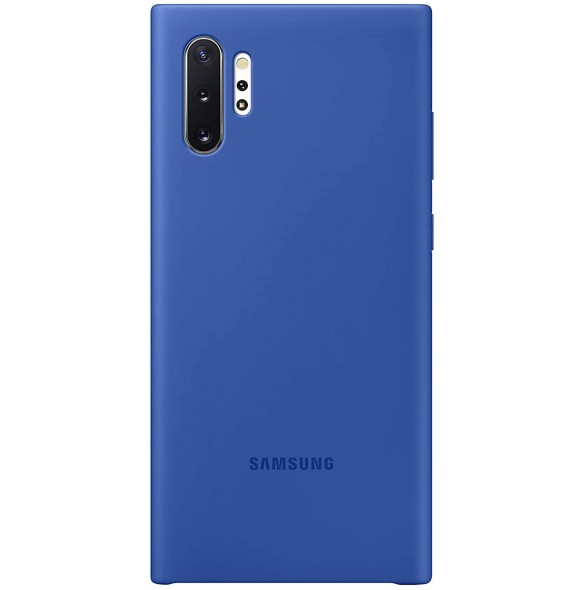 Samsung EF-PN975TLEGWW Silikon Cover Flexibel Gel Fodral till  Galaxy Note10 Plus - Blå