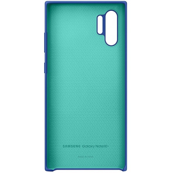 Samsung EF-PN975TLEGWW Silikon Cover Flexibel Gel Fodral till  Galaxy Note10 Plus - Blå