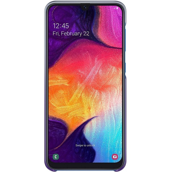 Samsung EF-AA505CVEGWW Gradation Cover Hårt gradientfodral till Samsung Galaxy A50 - Violett