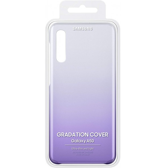 Samsung EF-AA505CVEGWW Gradation Cover Hårt gradientfodral till Samsung Galaxy A50 - Violett