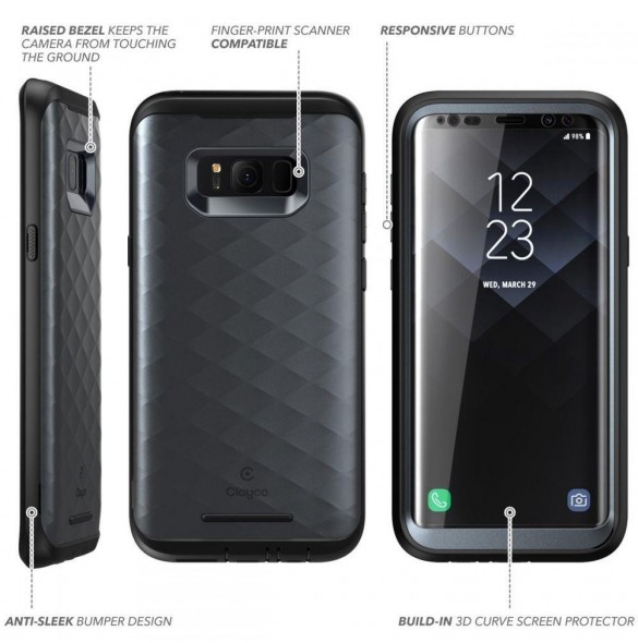 Supcase Clayco Hera Samsung Galaxy S8 - Svart