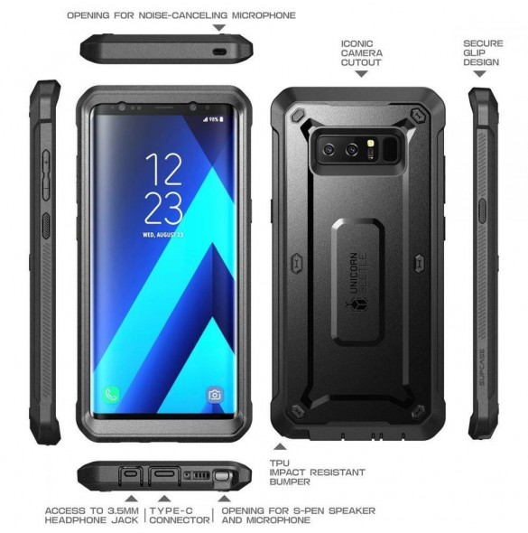 Supcase Unicorn Beetle Pro Samsung Galaxy Note 8 - Svart