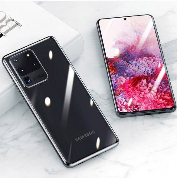 Genomskinlig och väldigt snygg täcka till Samsung Galaxy S20 Ultra.