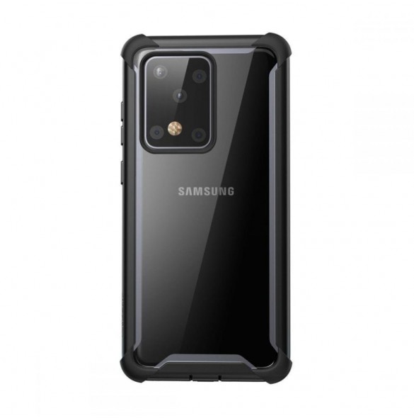 Svart och väldigt elegant lock till Samsung Galaxy S20 Ultra.