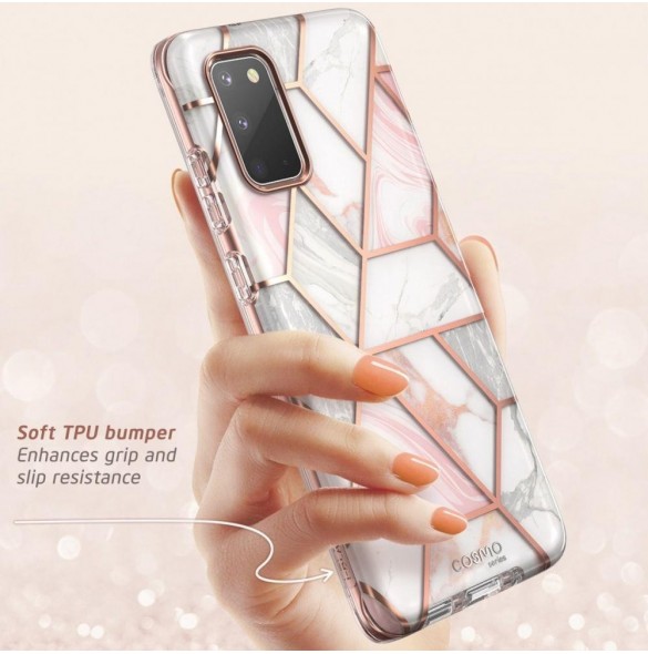 Ett elegant fodral till Samsung Galaxy S20.