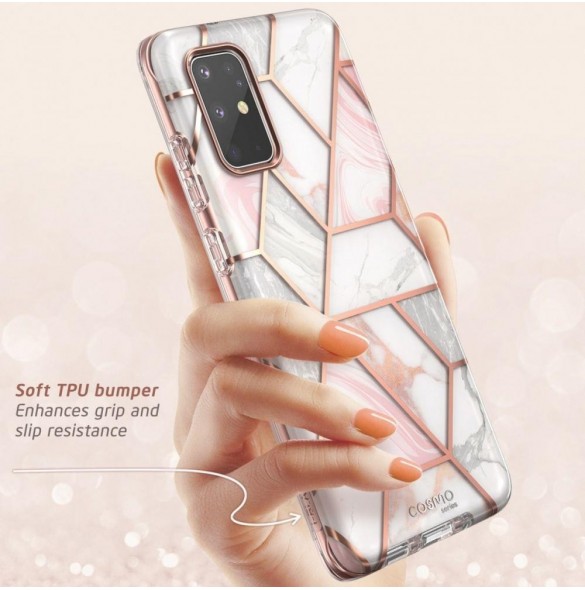 Marmor och väldigt snyggt skal till Samsung Galaxy S20 Plus.