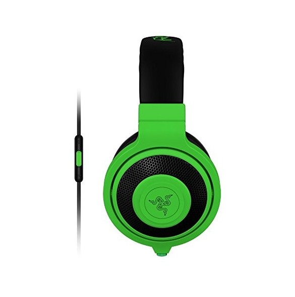 Razer Kraken Mobile - Analoga Gaming och Musikhörlurar Neon Grön