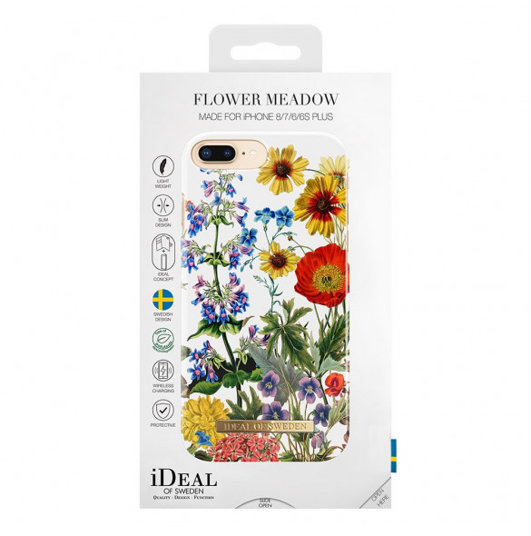 Ideal Fashion Case till iPhone 6 Plus / 6s Plus / 7 Plus / 8 Plus - Flower Meadow