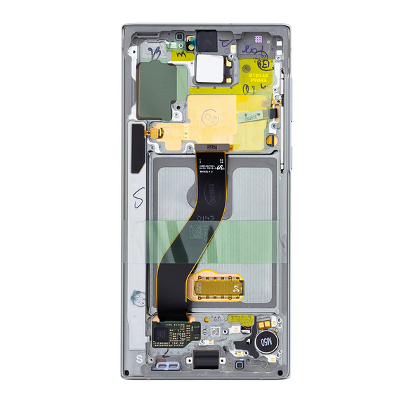 LCD-display + Touch Unit Samsung Galaxy Note 10 - Silver (Service Pack)