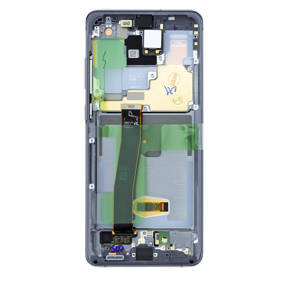 LCD-display + Touch Unit Samsung Galaxy S20 Ultra - Grå (Service Pack)