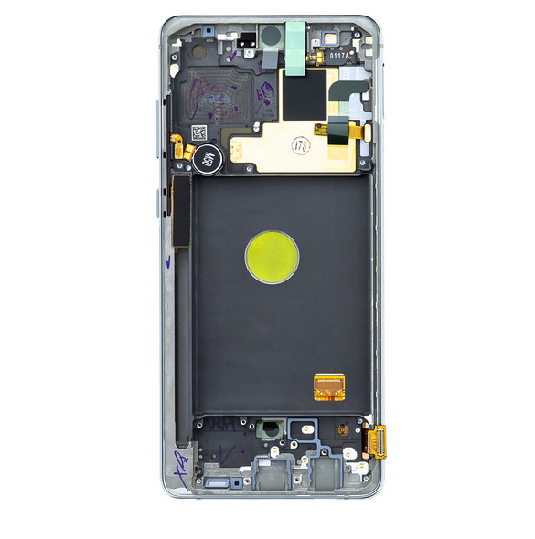 LCD-display + Touch Unit Samsung Galaxy Note 10 Lite - Silver (Service Pack)