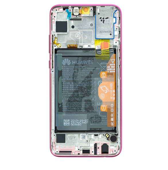 LCD-display + Touch Unit + Framsida Huawei Honor 20 Lite - Röd (Service Pack)