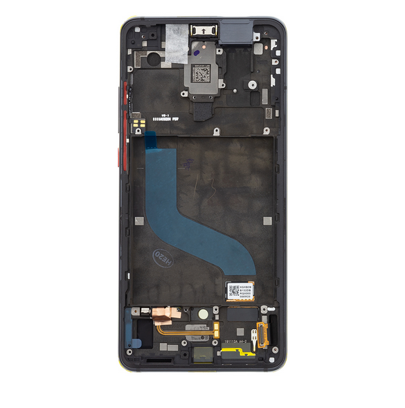 LCD-display + Touch Unit + Framsida för Xiaomi Mi 9T - Svart (Service Pack)