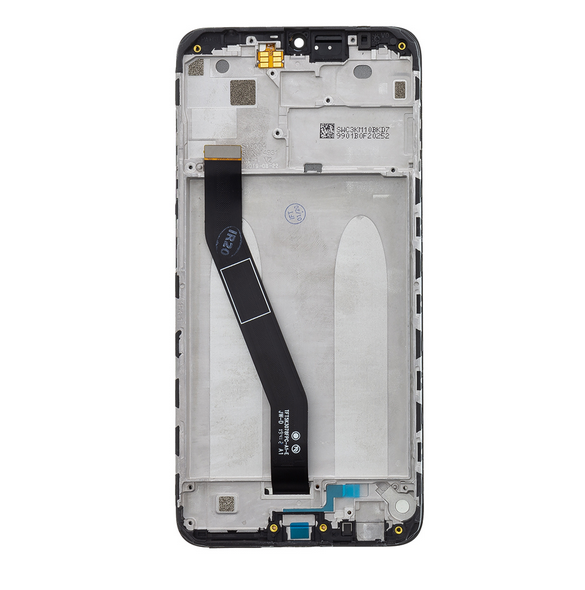 LCD-skärm + beröringsenhet + framsida för Xiaomi Redmi 8A - Svart