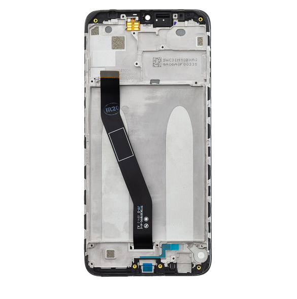LCD-skärm + beröringsenhet + framsida för Xiaomi Redmi 8 - Röd