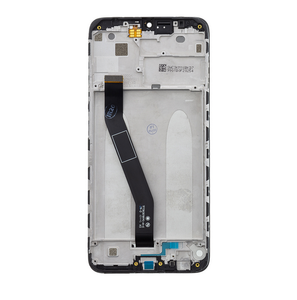 LCD-skärm + beröringsenhet + framsida för Xiaomi Redmi 8 - Blå