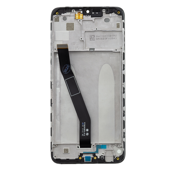 LCD-display + beröringsenhet + framsida för Xiaomi Redmi 8 - Svart