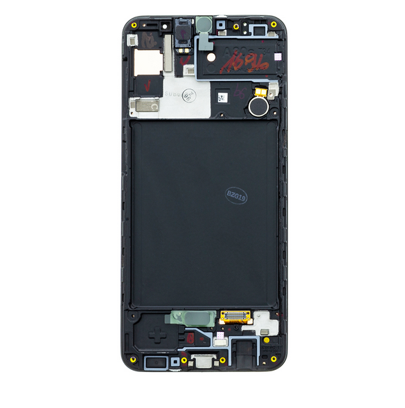 LCD-display + Touch Unit Samsung Galaxy A30s - Svart (Service Pack)