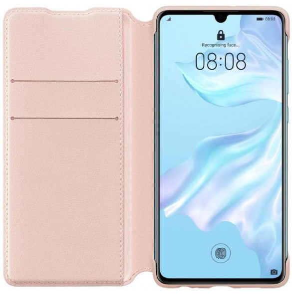 Huawei 51992856 Wallet Cover for Huawei P30 - Rosa