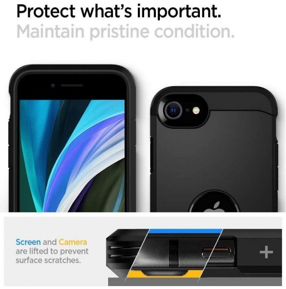 iPhone SE2 och väldigt snyggt skydd från Spigen.