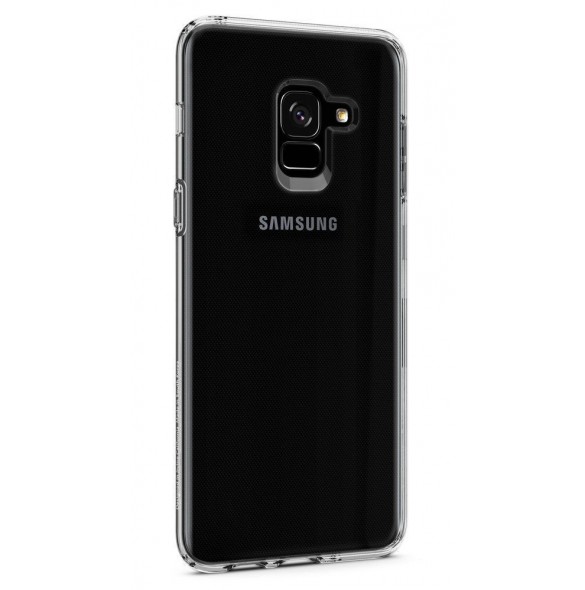 Spigen Liquid Crystal fodral täcker Samsung Galaxy A8 2018 A530 - Klar