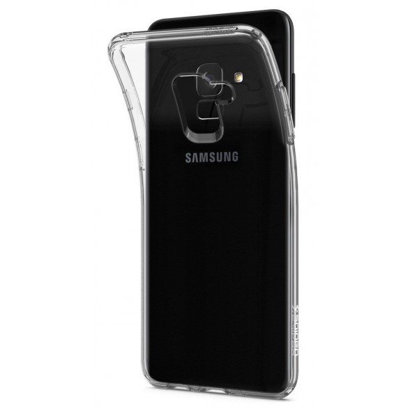 Spigen Liquid Crystal fodral täcker Samsung Galaxy A8 2018 A530 - Klar