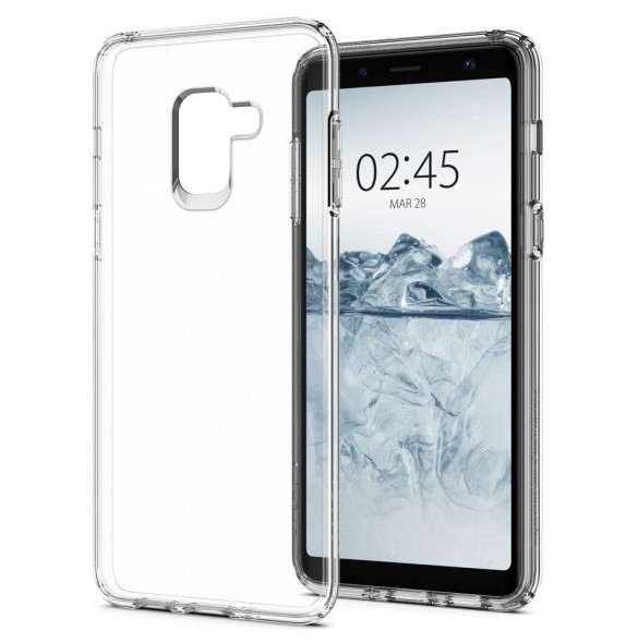 Spigen Liquid Crystal fodral täcker Samsung Galaxy A8 2018 A530 - Klar