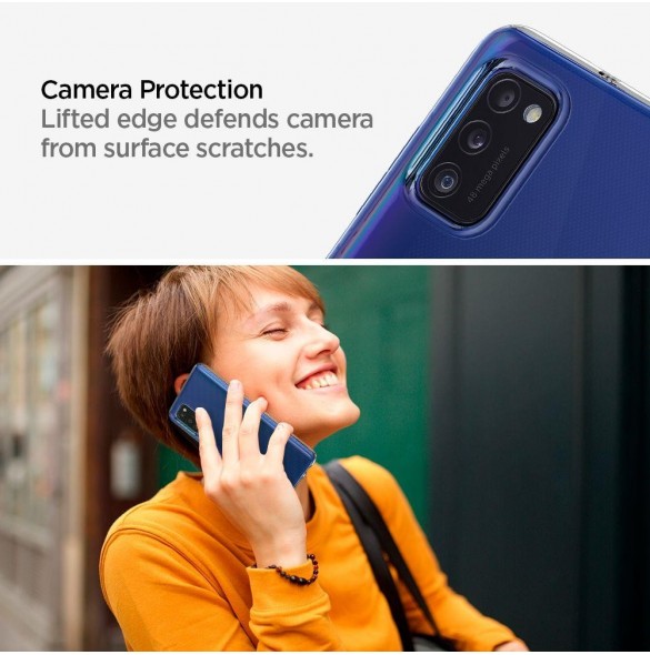 Ett snyggt omslag till Samsung Galaxy A41 i kvalitativt material.